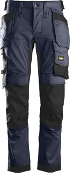 montérky Snickers Workwear AllroundWork Stretch kalhoty s PK tmavě modré 152