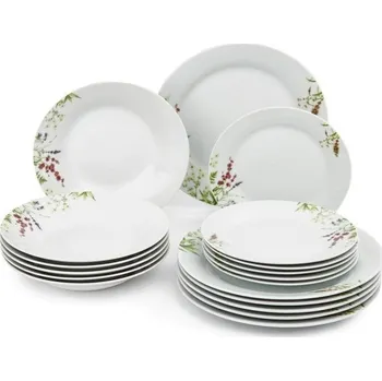 Talíř Mäser Herbal Garden jídelní sada 18 ks