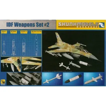 Plastikový model Skunkmodels workshop 1/48 IDF Weapons Set #2