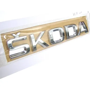 Znak automobilu Škoda Auto Zadní nápis Škoda - Škoda Superb II (2008 - 2015) - originál 5JA8536872ZZ