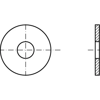 podložka PROFISTYL DIN 9021 podložka po nýty velkoplošná nerez A2 Varianta: DIN 9021 podložka pod nýty nerez A2 (3,2x9x0,8mm) M3