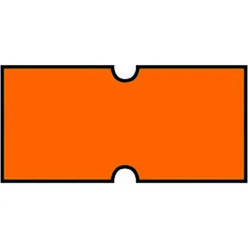 Samolepící etiketa etikety do kleští 22x12 (21x12) COLA-PLY oranžové, 1rolička