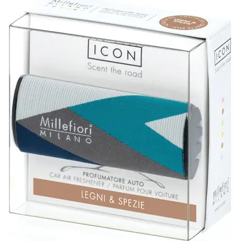 Osvěžovač vzduchu Millefiori ICON VŮNĚ DO AUTA TEXTIL GEOMETRIC/LEGNI & SPEZIE Millefiori: 1ks