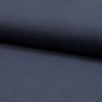 Lněná kostýmovka, denimová modř, š.135