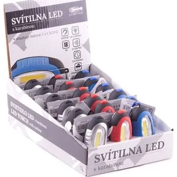 Svítilna Lobster Svítilna LED s karabinou