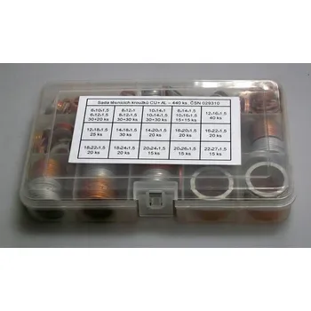 Spojovací materiál motoru Sada kroužků Cu+Al 440 ks Combi