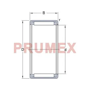 NTN HKS 20x29x18 PX1 jehlové ložisko s lisovaným pouzdrem