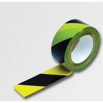 Lepicí páska Páska lepící varovací černá-žlutá, 33m