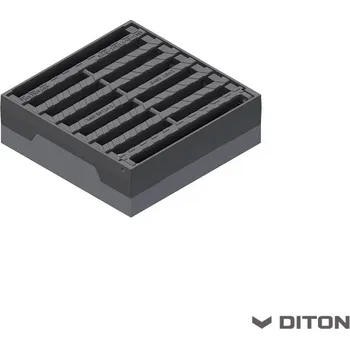 Kanalizační potrubí DITON MŘÍŽ KM 12P – EUROPA D400 500 / 500 ROVNÁ, S PANTEM