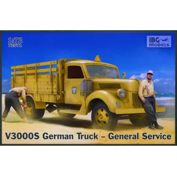 Plastikový model IBG 1/72 V3000S German Truck - General Service