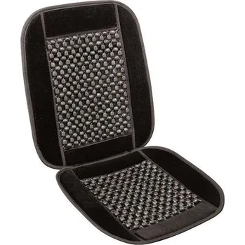 Potah sedadla Potah sedadla kuličkový s lemem černý 93x44cm