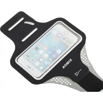 Pouzdro na mobilní telefon Romix sportovní pouzdro na paži pro iPhone 6 / 6S - černé