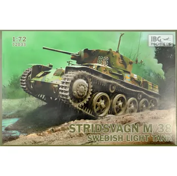 Plastikový model IBG 1/72 STRIDSVAGN M/38 - Swedish Light Tank