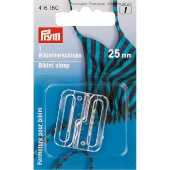 kvalitní zapínání plavkové průsvitné šíře 25mm PRYM