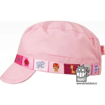 Čepice vel.50-56 cm-Dívčí kšiltovka Fidel - růžová barva