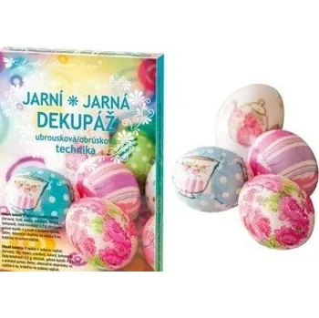Velikonoční dekorace Sada k dekorování vajíček - jarní dekupáž