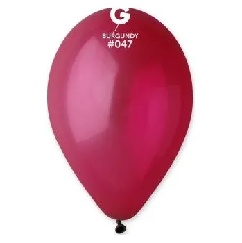 Balónek Balonky 100 ks Bordo - červené 26 cm pastelové