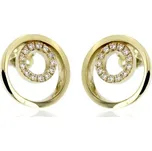 Zlatnictví U Kostela Zlaté diamantové náušnice 33339 451286953
