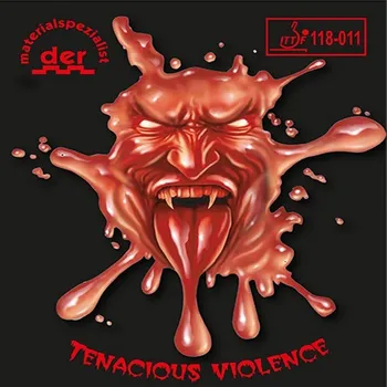 Stolní tenis Potah Der Materialspezialist Tenacious Violence červená 1,5