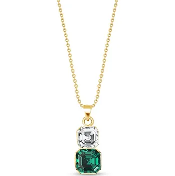 Náhrdelník Náhrdelník zelený se Swarovski Elements Imperial Duo NTG44802CEM Emerald