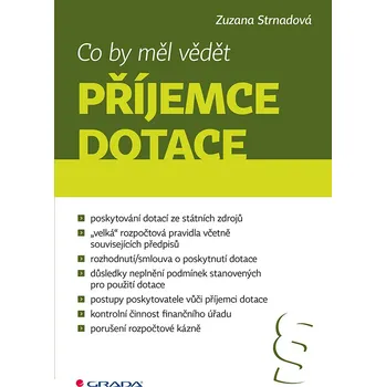 Kniha Co by měl vědět příjemce dotace - Zuzana Strnadová (E-Kniha)