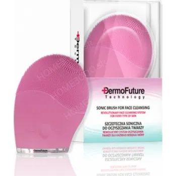 DermoFuture Sonický kartáček pro čištění pleti - růžový