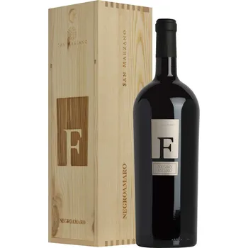 Víno F Negroamaro San Marzano 1,5l + dřevěný box