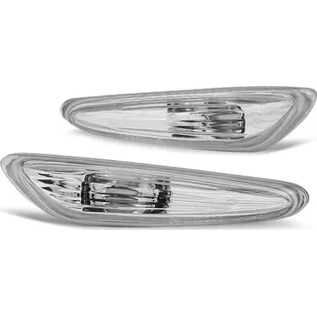 Směrový světlomet Blinkry boční BMW E46/E60/E61/X3 chromové