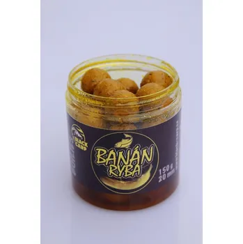 Boilies Black Carp Dipované boilies 20mm/150g Příchuť: Kořeněný losos