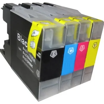 Počítač Brother LC-1240 CMYK celá sada náplní - kompatibilní