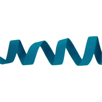 Textilní guma Pruženka plochá 21mm tyrkys