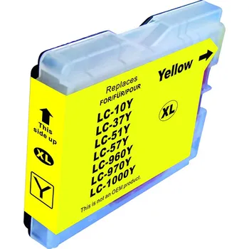 Počítačové příslušenství Brother LC-1000/LC-970 cartridge žlutá - kompatibilní