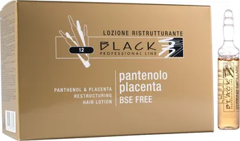 Přípravek proti padání vlasů Black Professional Line Panthenol & Placenta Hair Lotion vlasové sérum 12 x 10 ml
