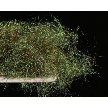 Fine Flash Dubbing Dark Brown Peacock