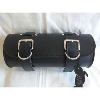 Zavazadlo na motocykl Kožená rolka na chopper KU002-A