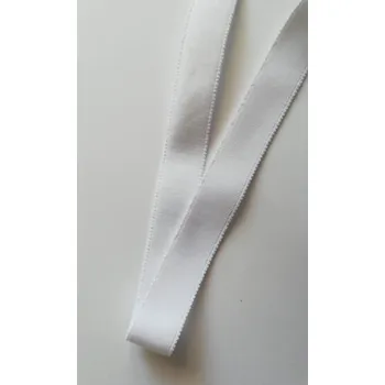 Textilní guma Pruženka ramínková 10mm bílá