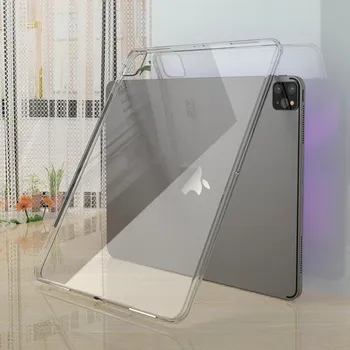 Pouzdro na tablet Ultratenký silikonový obal pro Apple iPad Pro 12.9" 2020 (4.generace) - průhledný