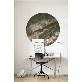 Fototapeta Kulatá samolepicí fototapeta Roztavená měď D1-026 / kruhová vliesová foto tapeta Cuivre (ø 125 cm) kulaté fototapety Komar Dots