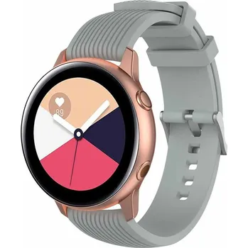 Příslušenství k chytrým hodinkám eses Silikonový řemínek 20 mm - Velikost S, šedý