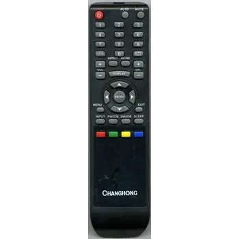 Dálkový ovladač Changhong LED19B1000 náhradní dálkový ovladač jiného vzhledu.