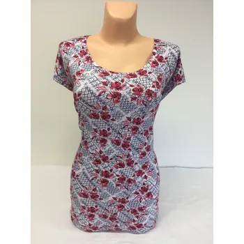 Dámská tunika Top a halenka PRONINA, Barva Červená, Velikost XXL52, Materiál 96% Viskoza 4% Lycra