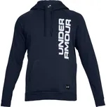 Under Armour Mikina Under Armour Rival Fleece Script Hoody Navy