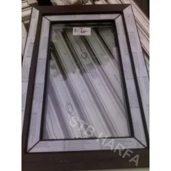 Okno 60x90 tmavý dub TROJSKLO