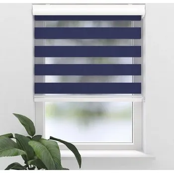 Roleta Den a Noc Soluna D-R11 Noah modrá 90x240 cm