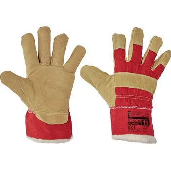 Pracovní rukavice CERVA GROUP Rukavice SHAG Velikost 11 červená