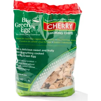Štěpka na uzení Big Green Egg Dřevěné štěpky na uzení třešeň 2,9 l