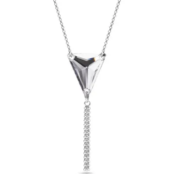 Náhrdelník Náhrdelník čirý se Swarovski Elements Trident N327118C Krystal