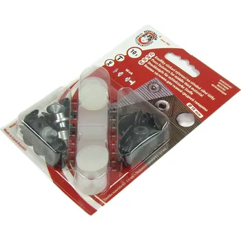 Galanterie Patent WUK 6/4 černý nikl