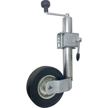 Pojezdové kolečko Opěrné kolečko k přívěsu, přívěsnému vozíku s objímkou - KDP/220, nosnost 400 kg