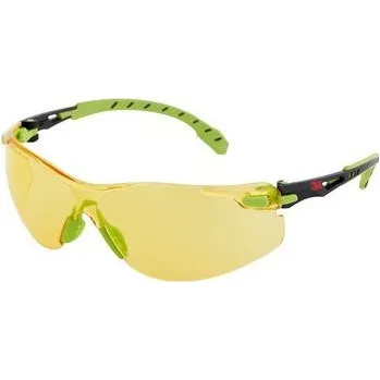 3M S1203SGAF-EU, Žluté polykarb. brýle Solus Scotchgard AF zeleno-černé